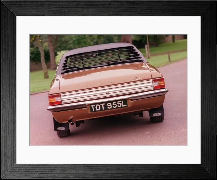 Framed Print : PIC SHOWS ALEX ANDERSON WITH HIS FORD CORTINA FOR ROAD RECORD Framed Print : PIC SHOWS ALEX ANDERSON WITH HIS FORD CORTINA FOR ROAD RECORD