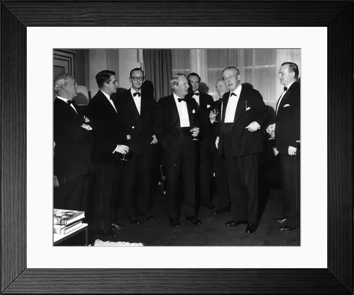 Framed Print : Harold MacMillan former Conservative Prime Minister with Edward Heath Robert Allan Framed Print : Harold MacMillan former Conservative Prime Minister with Edward Heath Robert Allan