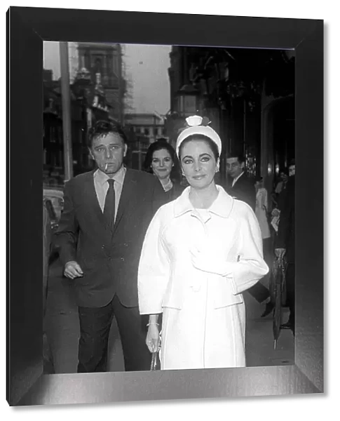 Elizabeth Taylor Jan 1963 With Richard Burton