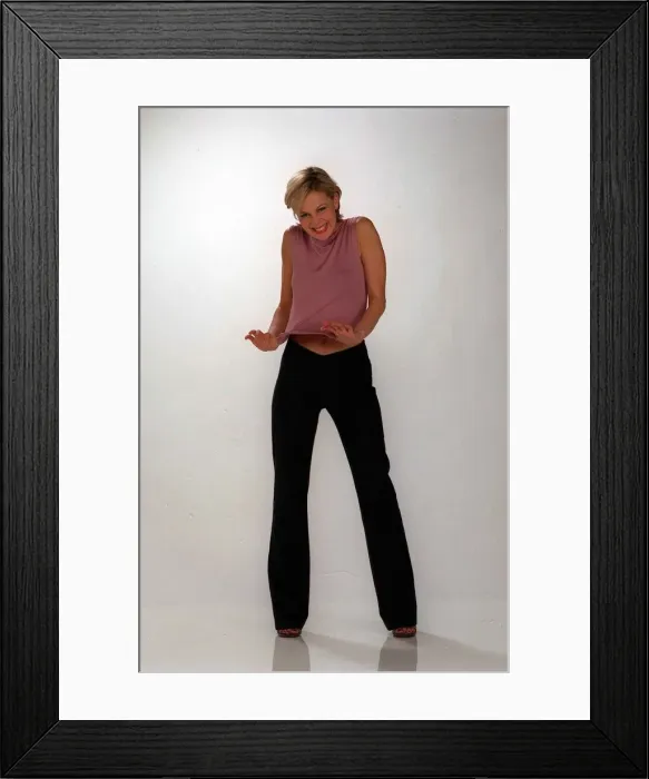 Framed Print : Deborah Sheridan Taylor Actress February 1999 who played the character Saskia in