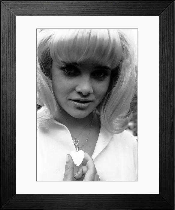 Framed Print : Sue Lyon who was the sensation at the time, when she played the lead part of the young Framed Print : Sue Lyon who was the sensation at the time, when she played the lead part of the young