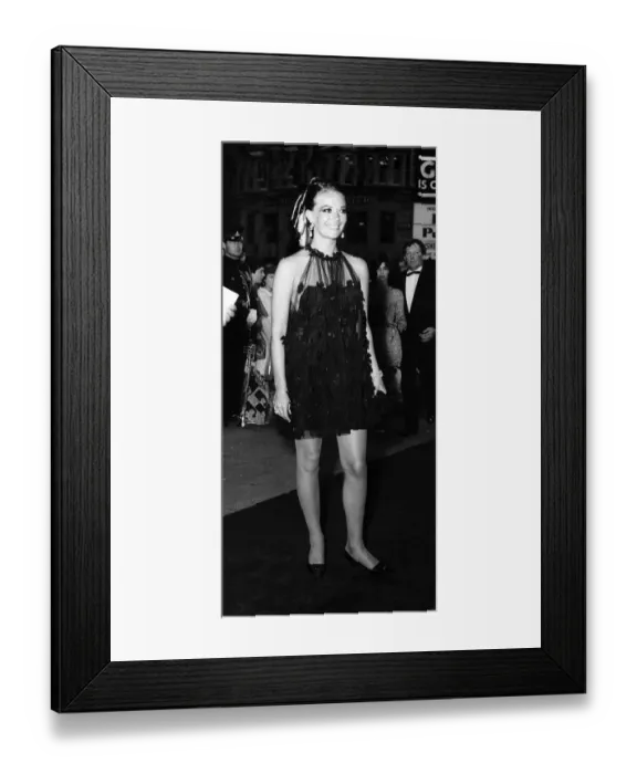 Framed Print : Natalie Wood Arriving for the premiere of the Julie Andrews film Star Framed Print : Natalie Wood Arriving for the premiere of the Julie Andrews film Star