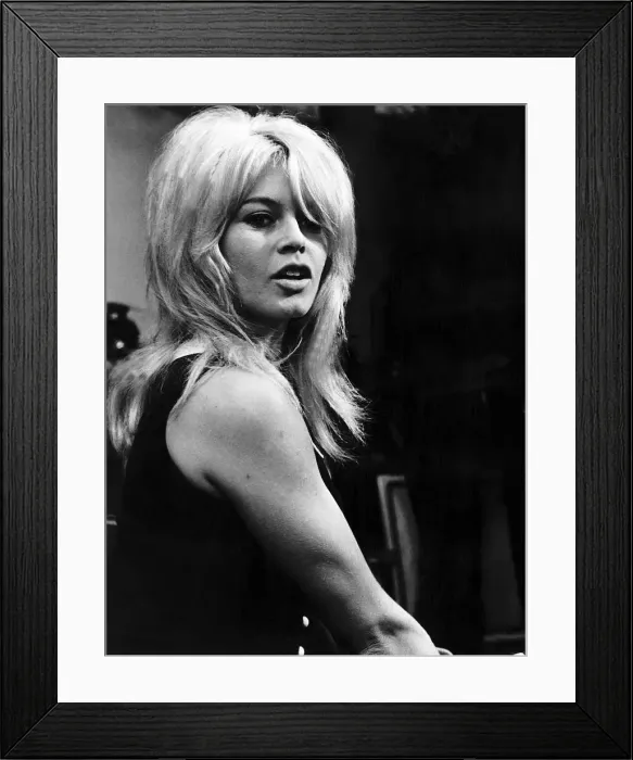 Framed Print : Brigitte Bardot (30) pictured during photocall press conference at the Westbury Hotel in Framed Print : Brigitte Bardot (30) pictured during photocall press conference at the Westbury Hotel in
