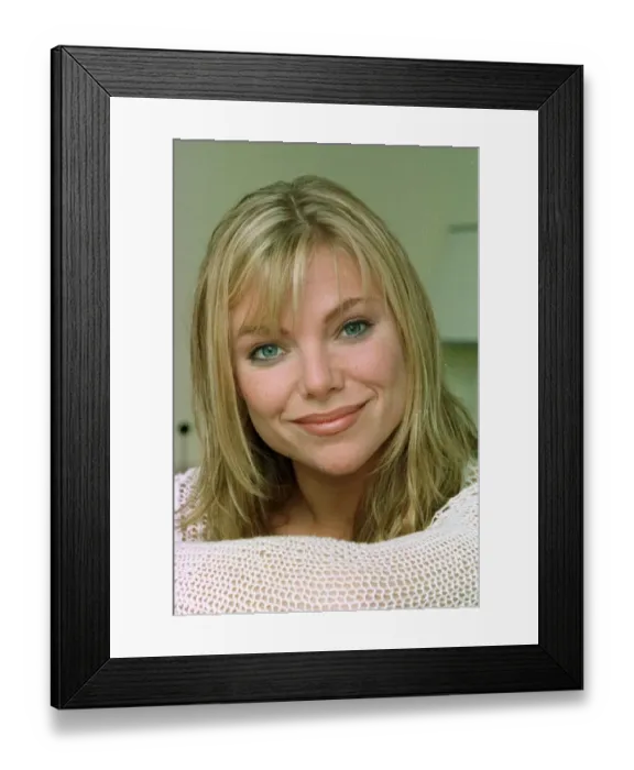 Framed Print : Samantha Janus actress March 1999 for Nina Myskow feature