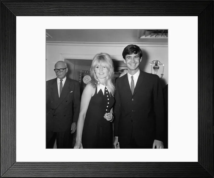 Framed Print : Brigette Bardot Actress in 1963 Y2K