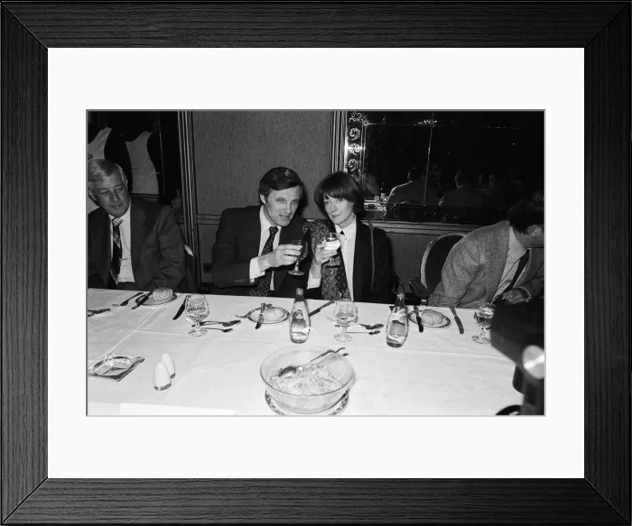 Framed Print : Maggie Smith, 1979 and Alan Alda at the Royal Film Performance California Suite Framed Print : Maggie Smith, 1979 and Alan Alda at the Royal Film Performance California Suite
