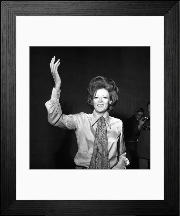 Framed Print : Maggie Smith Actress April 1970