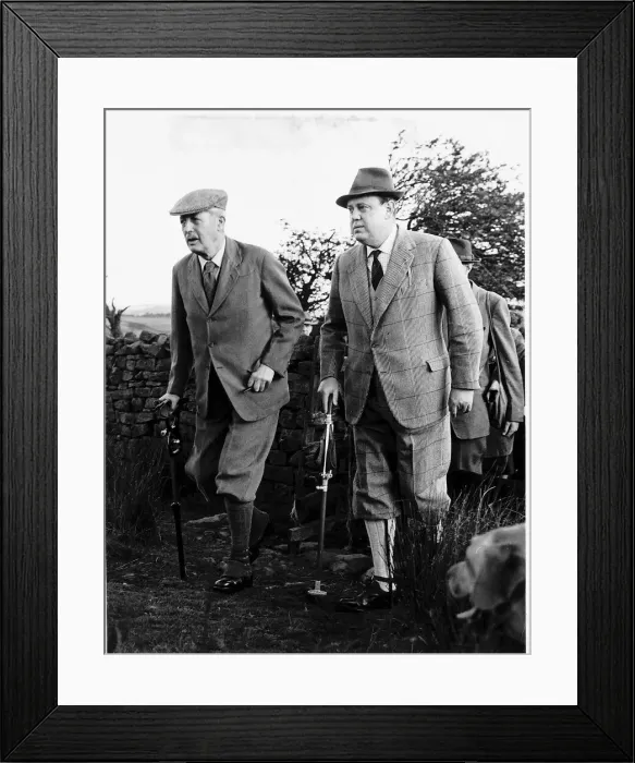 Framed Print : Harold Macmillan Prime Minister with the Minister of Agriculture Christopher Soames Framed Print : Harold Macmillan Prime Minister with the Minister of Agriculture Christopher Soames
