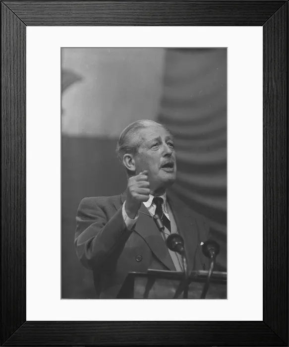 Framed Print : The Prime Minister Harold Macmillan stirs up the party faithful at the 1962 Conservative Framed Print : The Prime Minister Harold Macmillan stirs up the party faithful at the 1962 Conservative