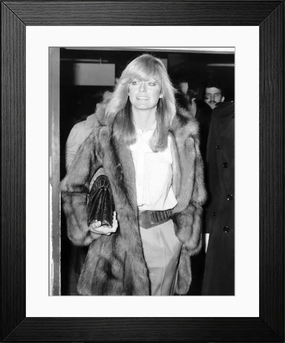 Framed Print : Farrah Fawcett actress in Charlies Angels January 1981 Framed Print : Farrah Fawcett actress in Charlies Angels January 1981