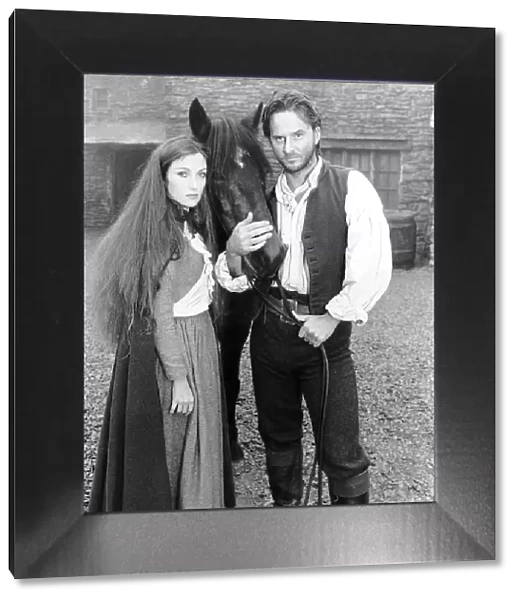 Trevor Eve Actor and Jane Seymour on the set of'Jamaica Inn'