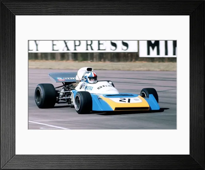 Framed Print : Motor Racing Formula One British Grand Prix Siverstone July 1971 Chris Amon