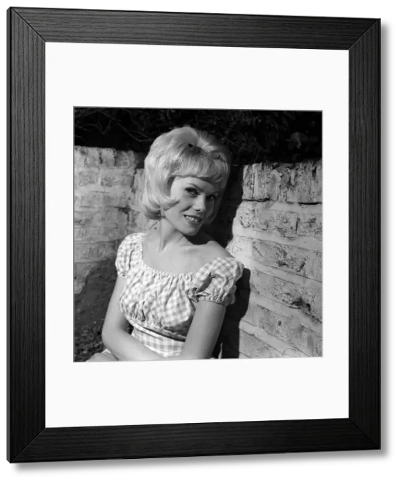 Framed Print : Wendy Richard July 1962 Actress and Model aged 19 years old Framed Print : Wendy Richard July 1962 Actress and Model aged 19 years old