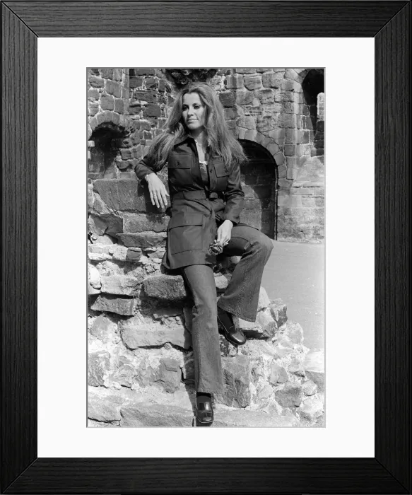 Framed Print : Stefanie Powers July 1970 Actress Framed Print : Stefanie Powers July 1970 Actress