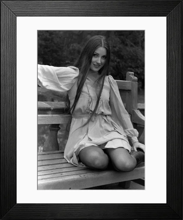 Framed Print : Jane Seymour April 1973 Actress Pictured at Pinewood Studios Framed Print : Jane Seymour April 1973 Actress Pictured at Pinewood Studios