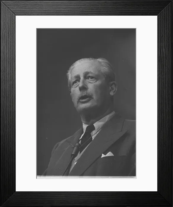 Framed Print : The Prime Minister Harold MacMillan at the 1962 Conservative Party Conference Framed Print : The Prime Minister Harold MacMillan at the 1962 Conservative Party Conference