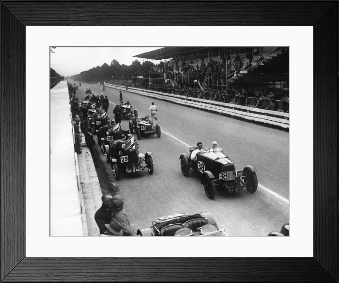 Framed Print : Motor Racing old