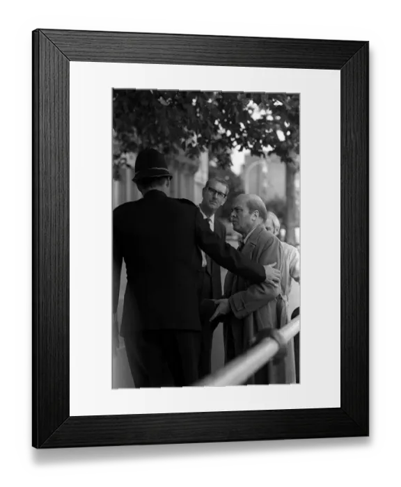 Framed Print : The filming of the Film 10 Rillington Place in London, March 1970 featuring actor Richard Framed Print : The filming of the Film 10 Rillington Place in London, March 1970 featuring actor Richard