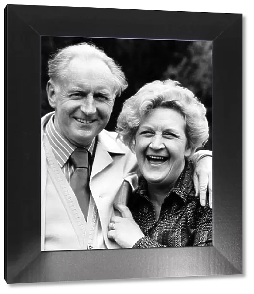 Mollie Sugden Actress with her husband William Sugden May 1978 dbase
