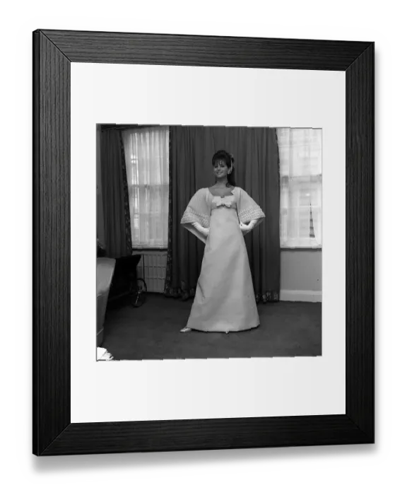 Framed Print : Claudia Cardinale actress February 1962 Framed Print : Claudia Cardinale actress February 1962