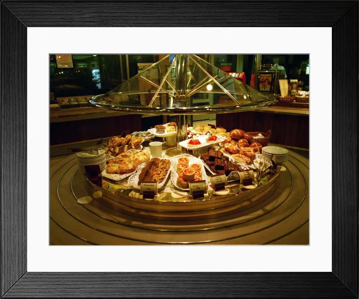 Framed Print : Cake Selection at Edinburgh Airport Framed Print : Cake Selection at Edinburgh Airport