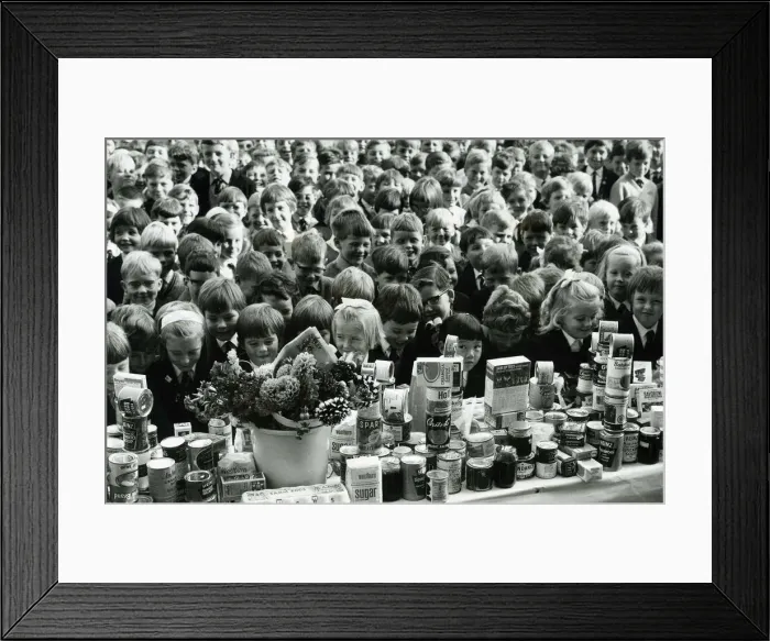 Framed Print : Pupils at Ayr Grammer School during thanksgiving September 1967 Framed Print : Pupils at Ayr Grammer School during thanksgiving September 1967