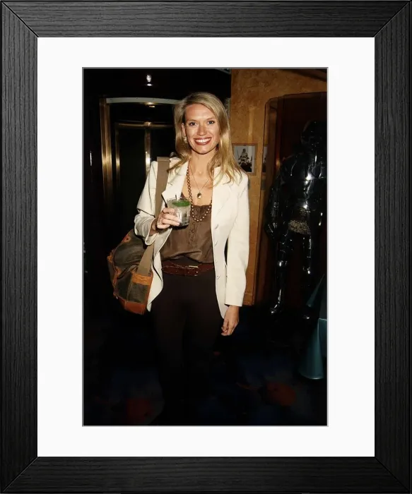 Framed Print : Anneka Rice TV Presenter at Planet Hollywoods restaurant Framed Print : Anneka Rice TV Presenter at Planet Hollywoods restaurant