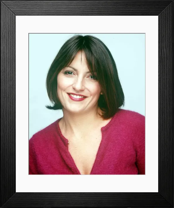 Framed Print : Davina McCall TV Presenter December 1999 Framed Print : Davina McCall TV Presenter December 1999