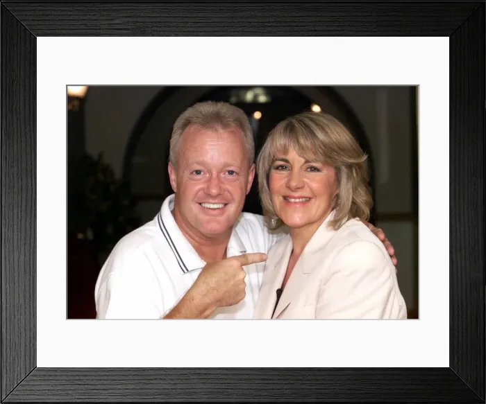 Framed Print : Keith Chegwin TV Presenter August 1999 Pictured with Nina Myskow Mirror Staff Framed Print : Keith Chegwin TV Presenter August 1999 Pictured with Nina Myskow Mirror Staff