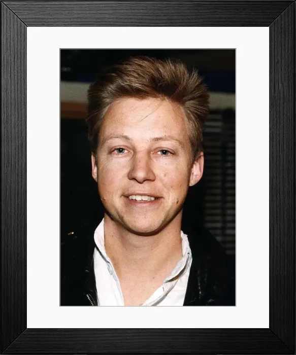 Framed Print : Simon Mayo Radio Disc Jockey and TV presenter. Radio One