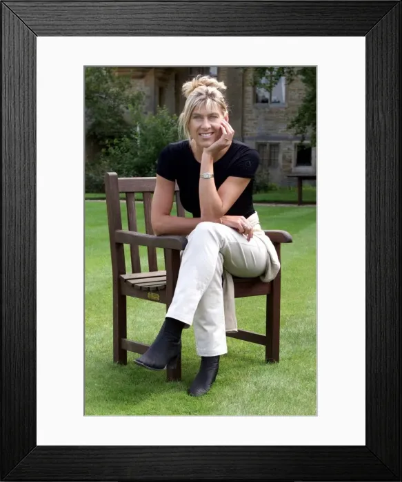 Framed Print : Sharron Davies TV Presenter June 1999