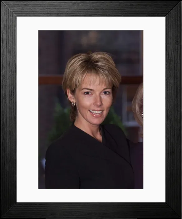 Framed Print : TV Presenter Mary Nightingale November 1999 Framed Print : TV Presenter Mary Nightingale November 1999