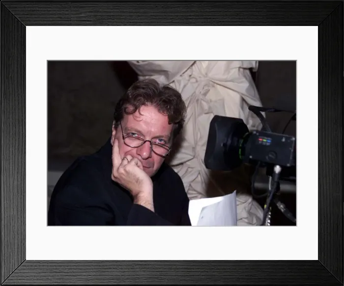 Framed Print : Tony Wilson - TV Presenter Businessman and Night Club owner November 1999 Framed Print : Tony Wilson - TV Presenter Businessman and Night Club owner November 1999