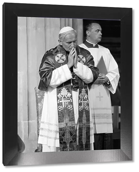 Pope John Paul II at Caturbury Cathedral