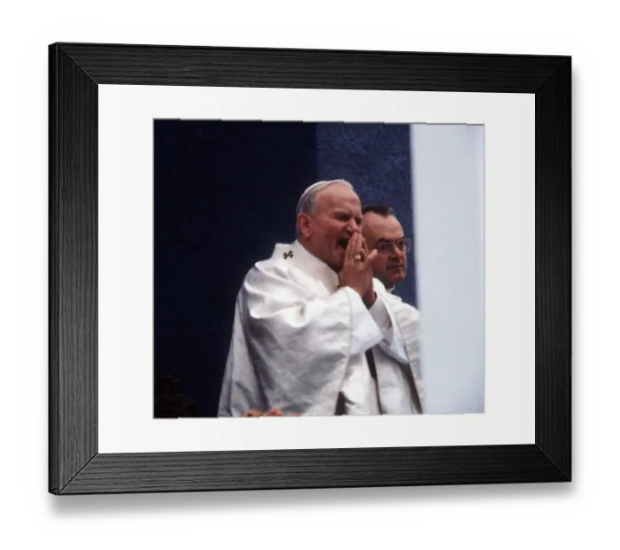 Framed Print : Pope John Paul II in Ireland Framed Print : Pope John Paul II in Ireland