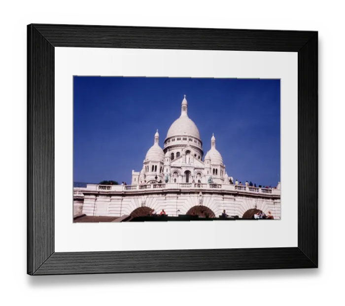 Framed Print : The Sacre Coeur Paris France October 1986 Framed Print : The Sacre Coeur Paris France October 1986