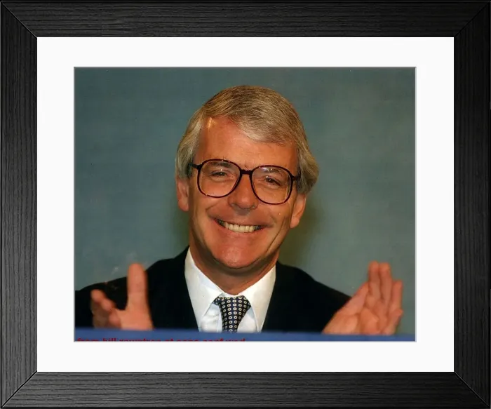 Framed Print : John Major Prime Minister of Great Britain at Conservative Party Conference