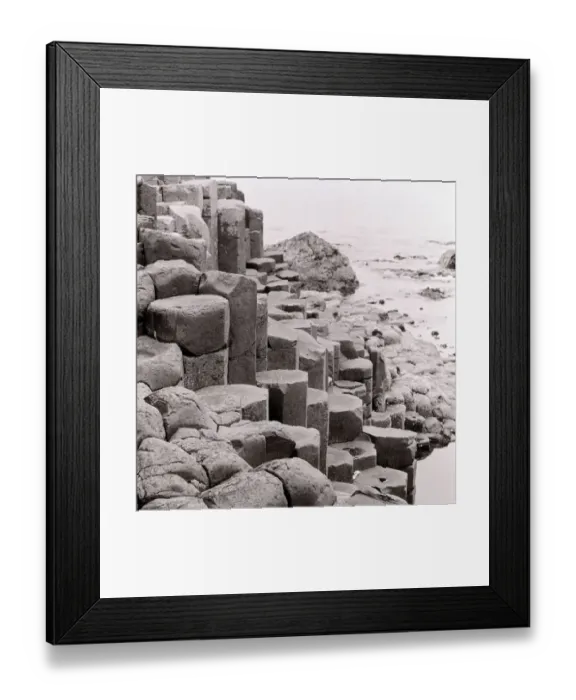 Framed Print : Giants Causeway Northern Ireland forming a headland on the north coast of Antrim Framed Print : Giants Causeway Northern Ireland forming a headland on the north coast of Antrim