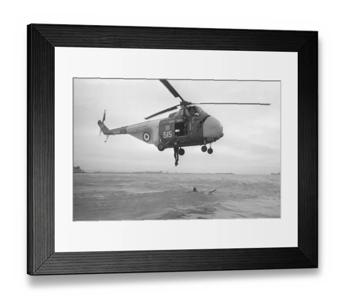 Framed Print : Aircraft Helicopters Westland Whirlwind January 1966 Fleet Air Arm air sea