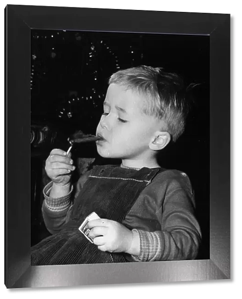 David Fellows (3) smokes cigars cigarettes and pipes, his mother Evelyn Fellows