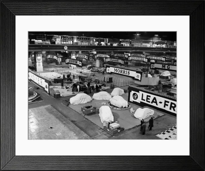 Framed Print : The British International Motor Show held at Earls Court, London