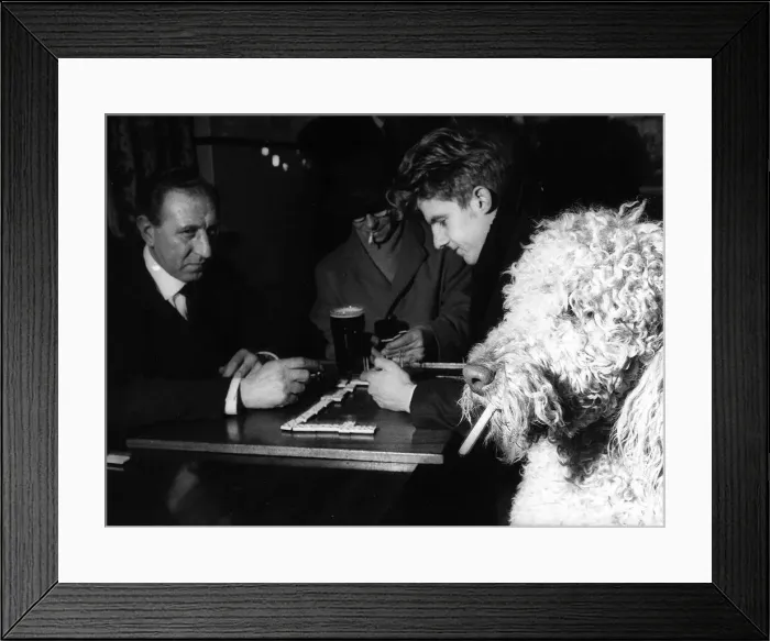 Framed Print : Pepe the poodle smokes ten a day says Peter Nutall, the owner from Wolverhampton. 1968 Framed Print : Pepe the poodle smokes ten a day says Peter Nutall, the owner from Wolverhampton. 1968