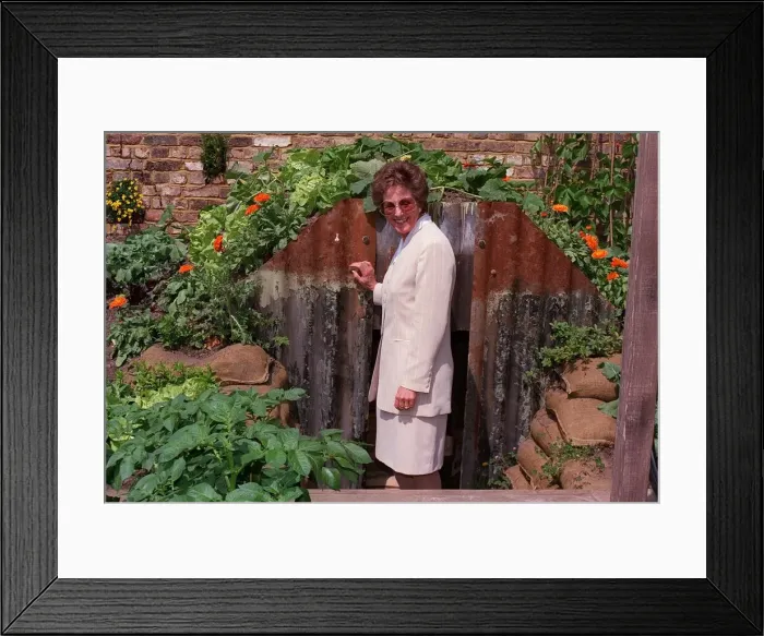 Framed Print : Norma Major wife of prime minister John Major May 1995 seen here at the Chelsea
