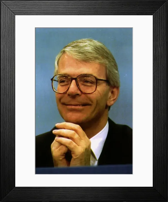 Framed Print : John Major John Major Conservative Politician Prime Minister Framed Print : John Major John Major Conservative Politician Prime Minister