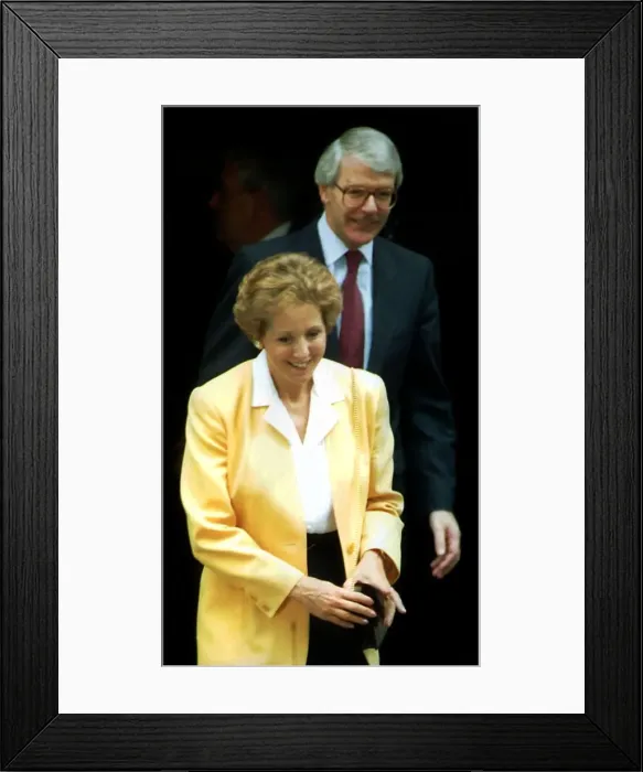 Framed Print : John Major Prime Minister and his wife Norma 1993