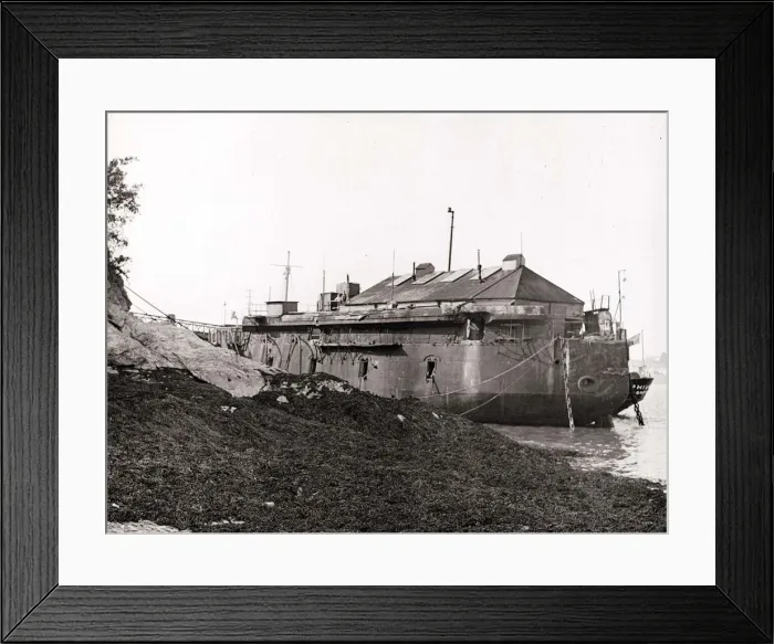 Framed Print : Unusual Home 1948 - 13 years old Brian Martin lives on the after end of the hulk of Framed Print : Unusual Home 1948 - 13 years old Brian Martin lives on the after end of the hulk of
