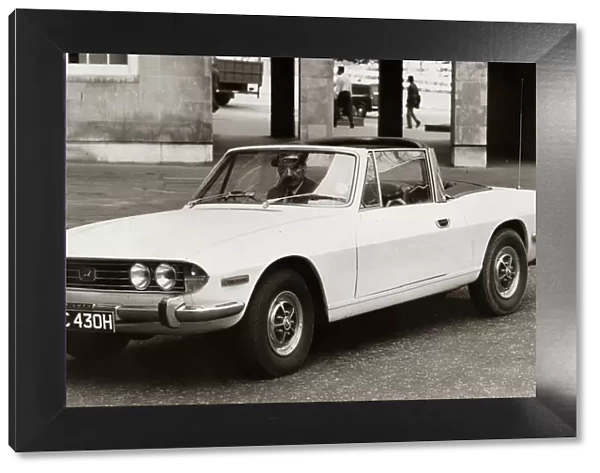 Triumph Stag Sports car with the V8 engine - June 1970 convertable