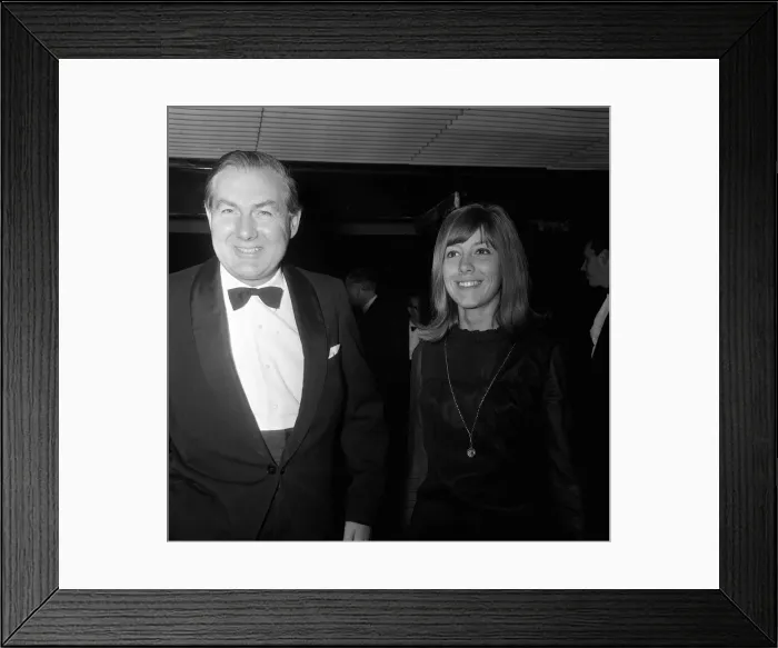Framed Print : James Callaghan - Nov 1965 and daughter at the national Film Theatre Framed Print : James Callaghan - Nov 1965 and daughter at the national Film Theatre
