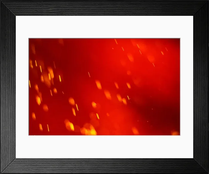 Framed Print : Red Ground Effects May 1976