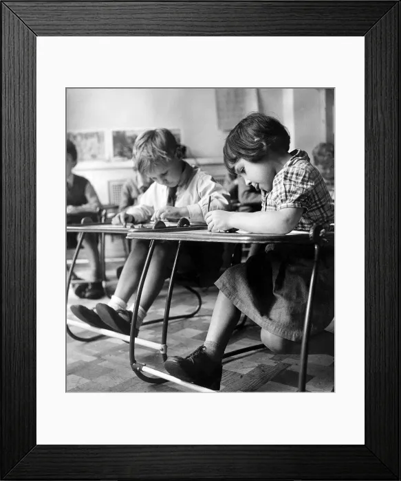 Framed Print : Panda Children Hotel September 1950 Most exclusive hotel in the west end of London